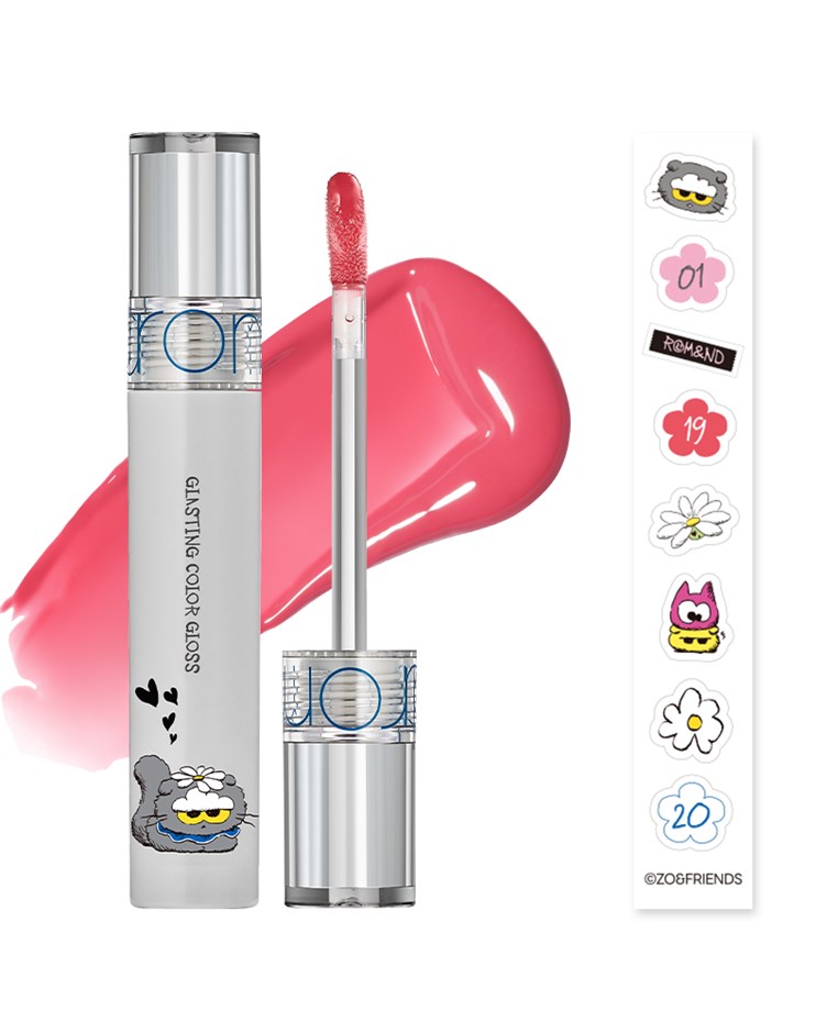 rom&nd X ZO&FRIENDS 天使光糖漿唇蜜(含貼紙)