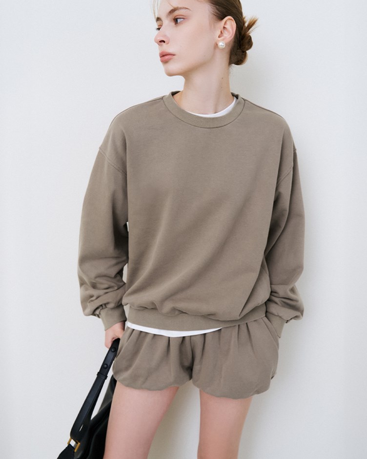 日常水洗圓領衛衣