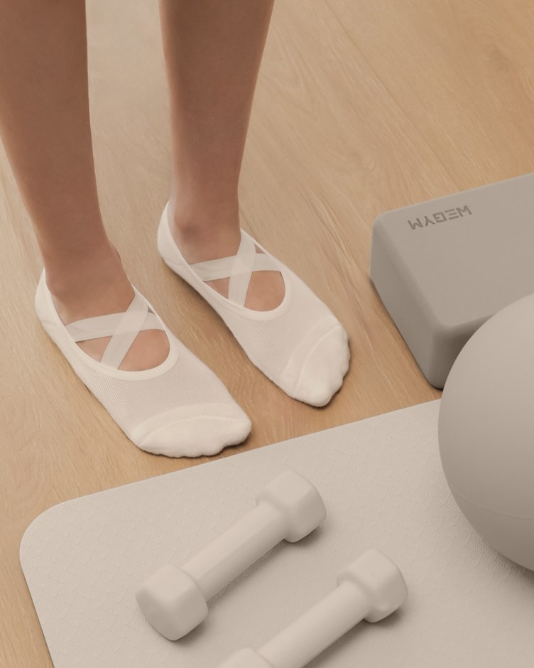 芭蕾風鬆緊帶止滑襪