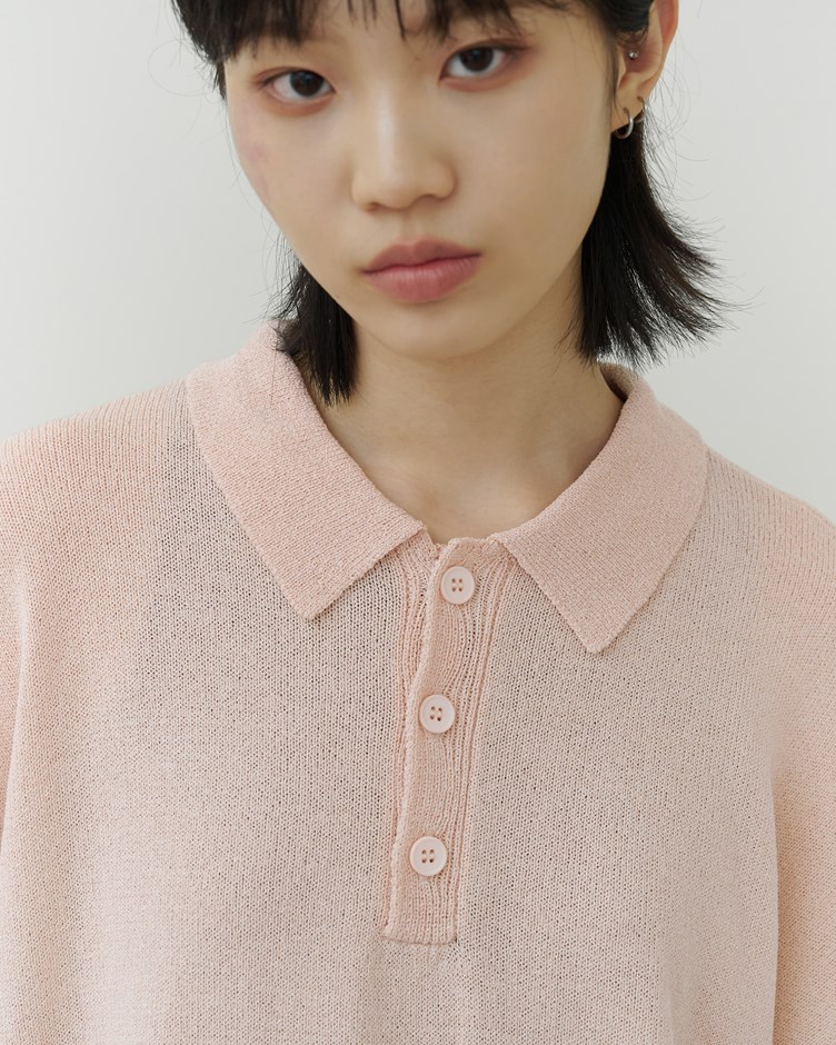 絲光立體織紋 POLO 衫