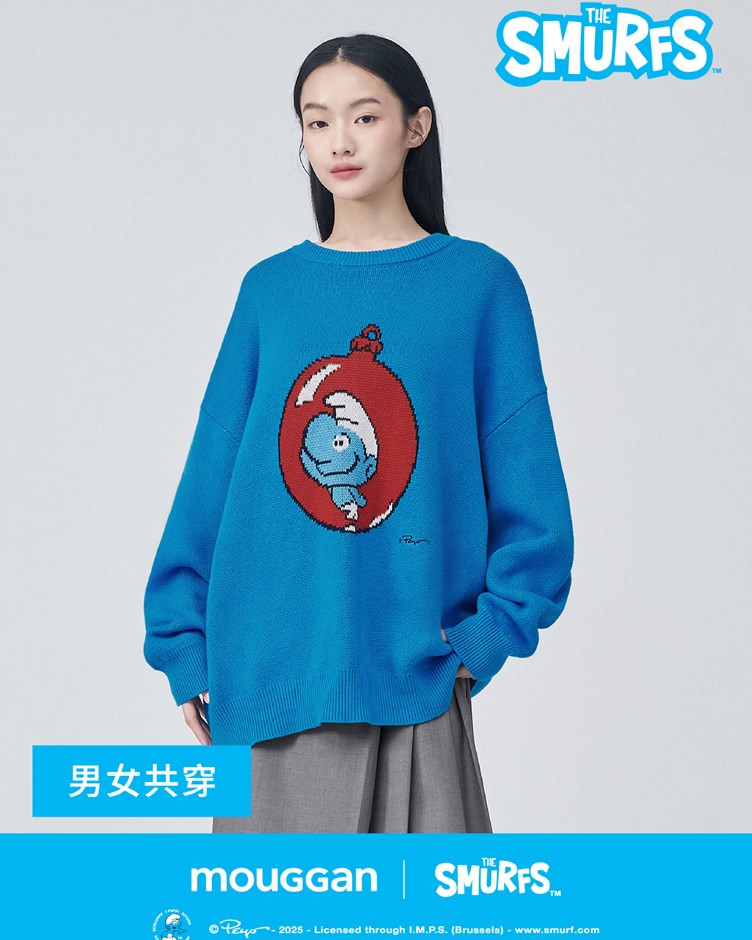 SMURF系列毛衣 (聖誕球)