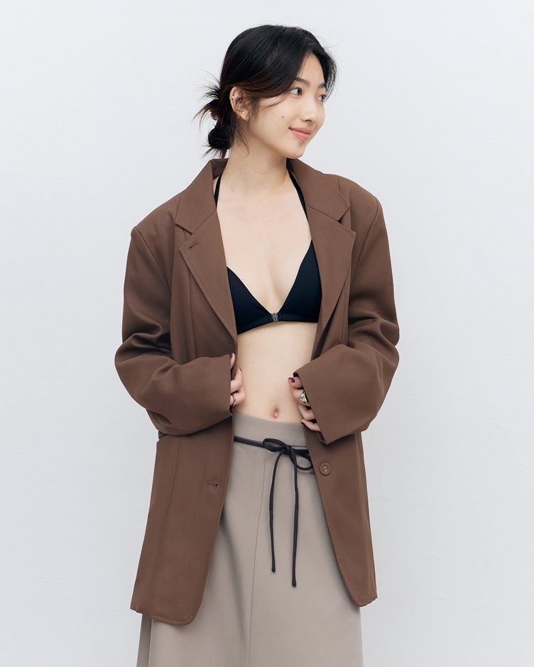中性挺版西裝外套
