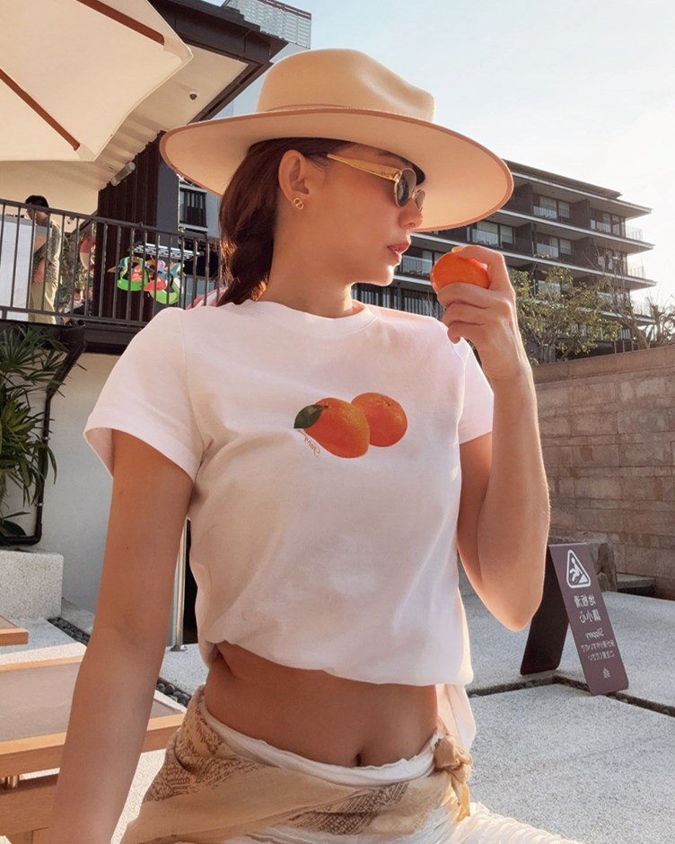 Double Tangerine Tee