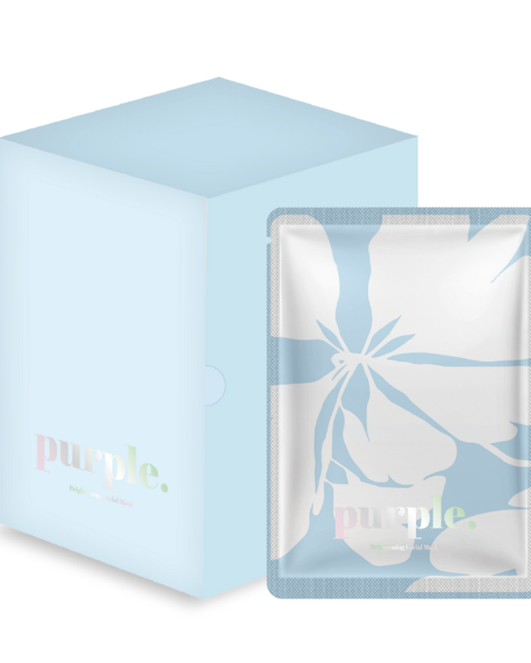 Purple波靚植萃嫩白面膜 - 20片 