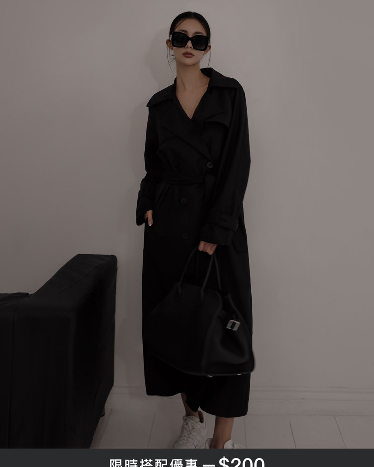 長版風衣外套