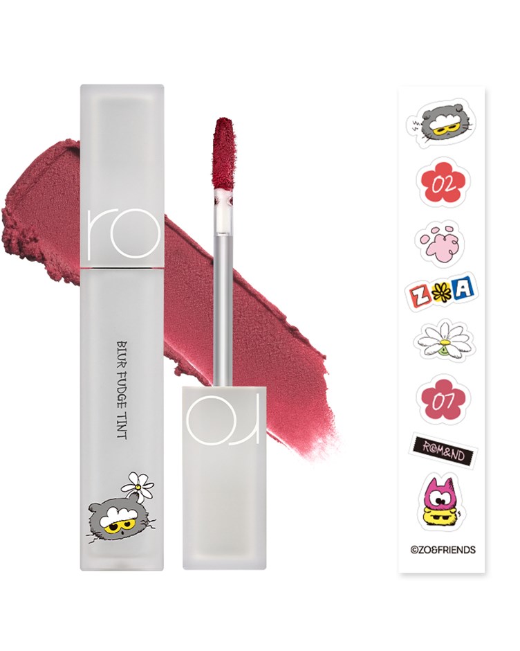 rom&nd X ZO&FRIENDS 迷霧軟糖唇釉(含貼紙)