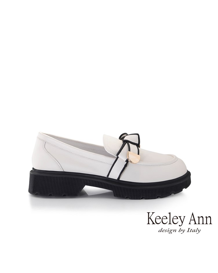 Keeley Ann緞帶輕巧厚底樂福鞋