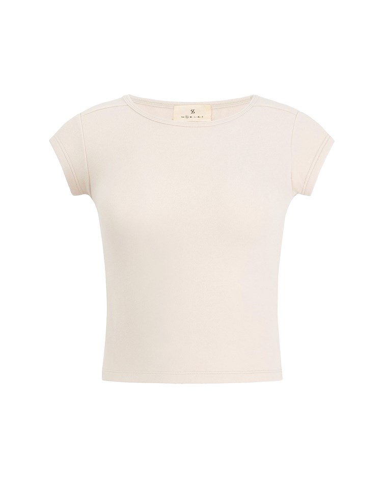 short sleeve fitted top