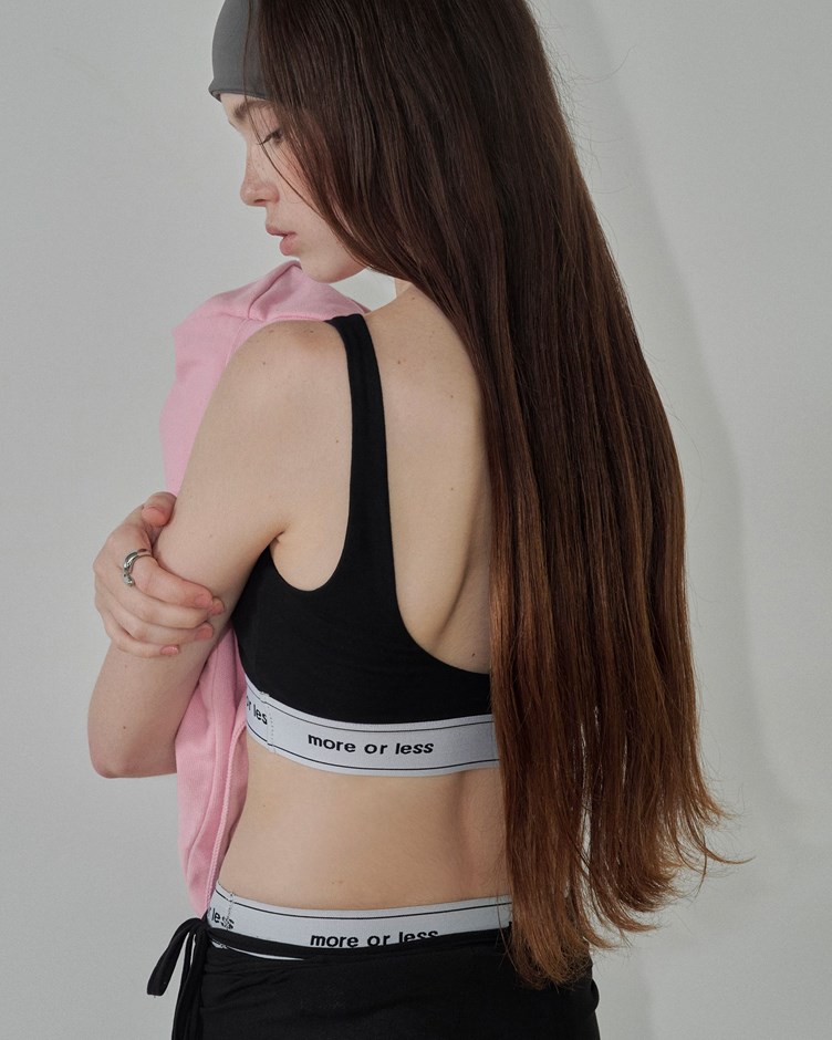 MORE REAL織帶美背U領BRA TOP