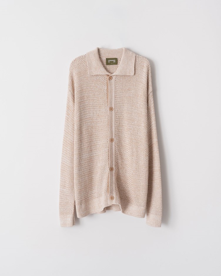 花紗洞洞開襟衫