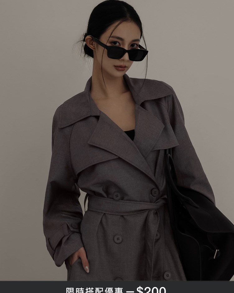 長版風衣外套