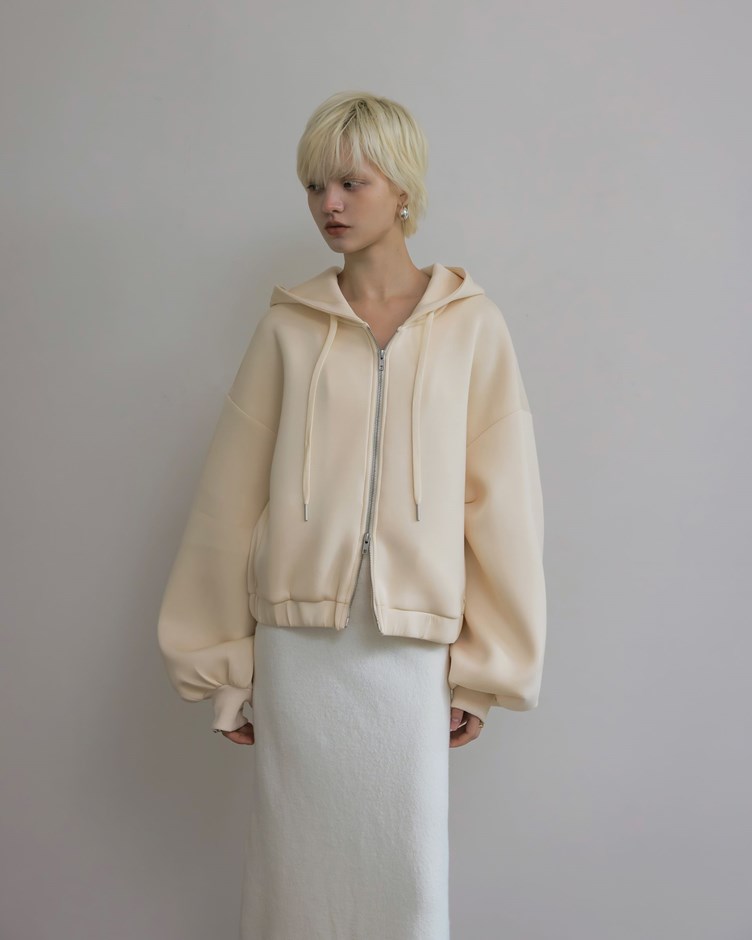 休閒Q彈抽繩連帽外套