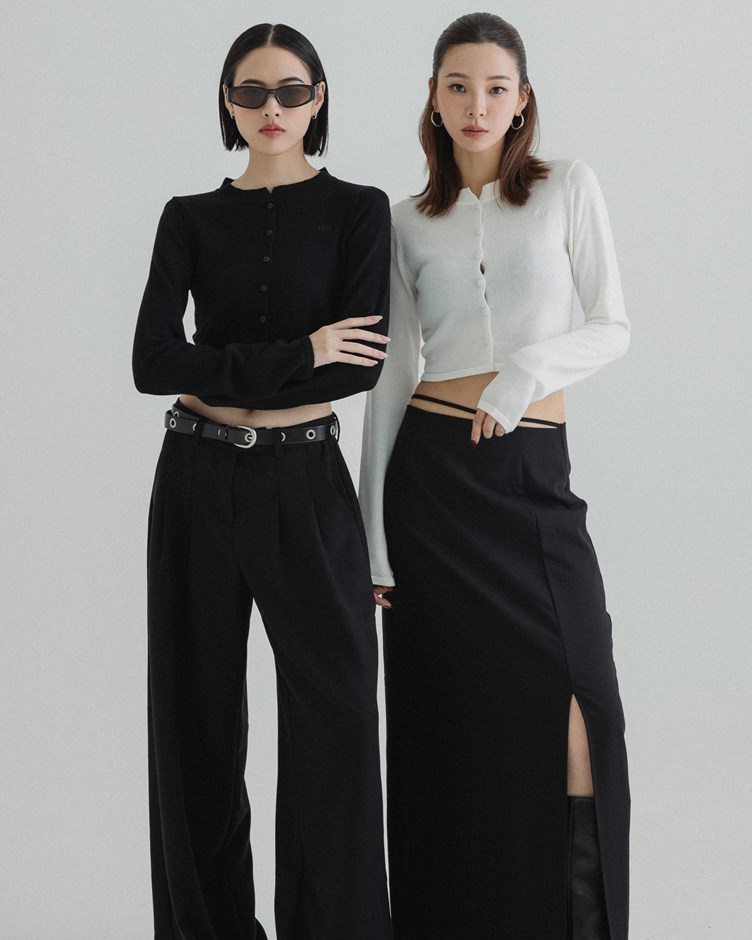 mi刺繡開襟針織小外套