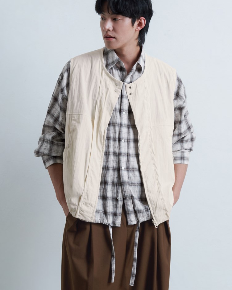 多口袋雙面穿背心