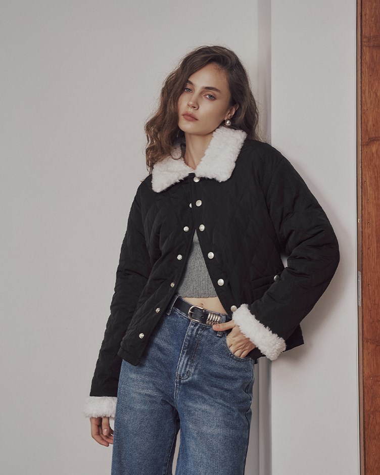 (預購預計3月底）翻領排釦絎縫外套(ME.)