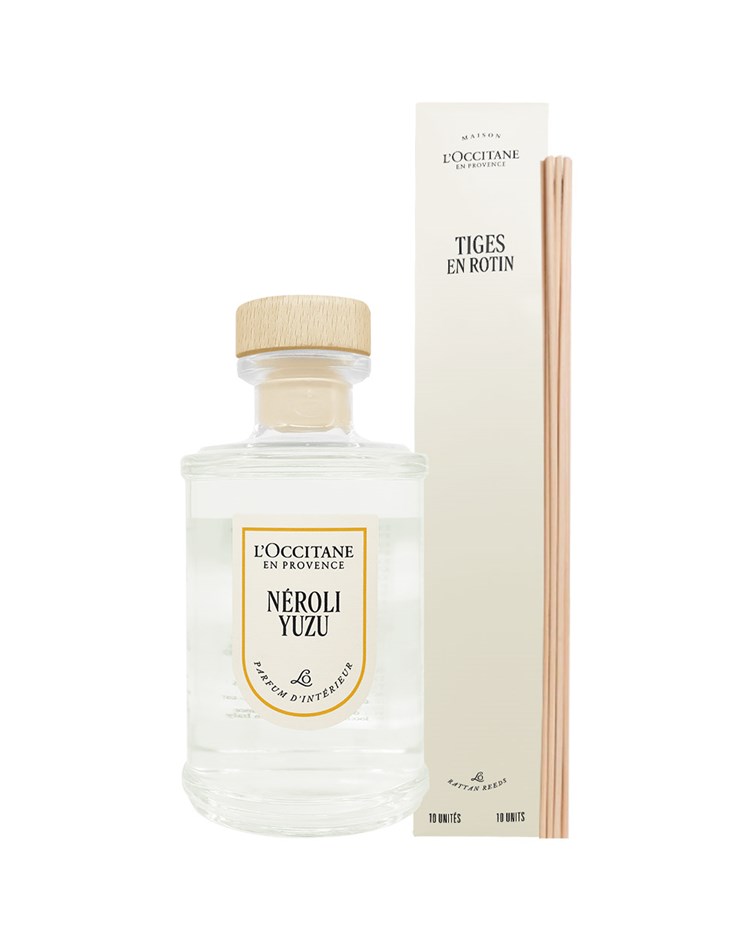 歐舒丹 經典系列擴香 柚香橙花(240ml)+居家香氛擴香枝(10枝)(專櫃公司貨)