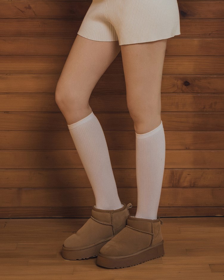 (預購12月中前出貨)棉質羅紋長襪(22)