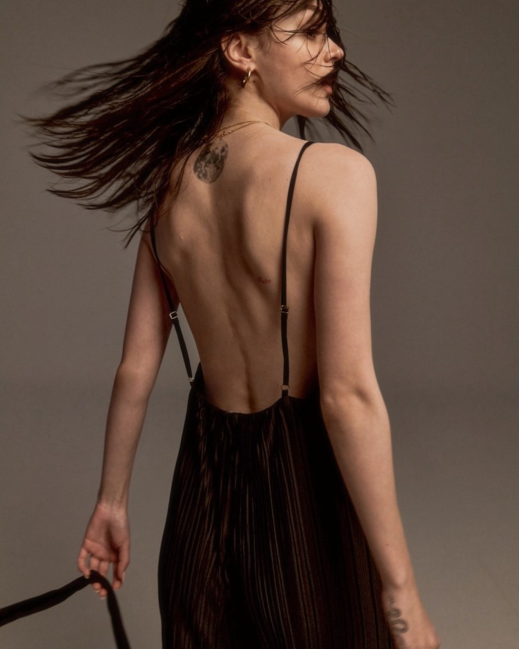 Pleated Jumpsuit