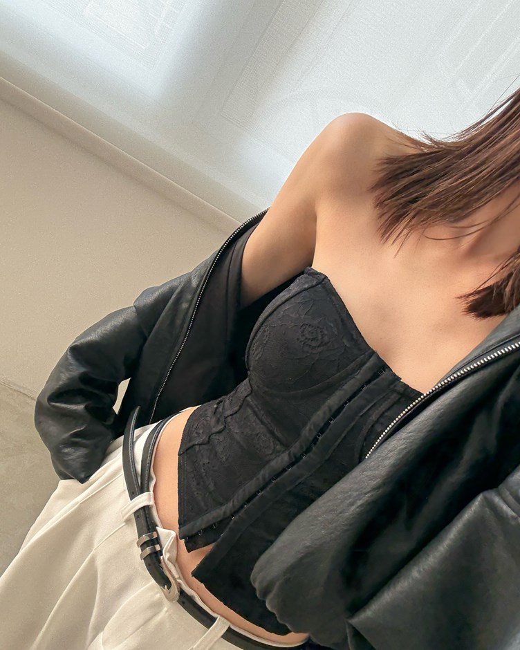 蕾絲馬甲平口BRA TOP