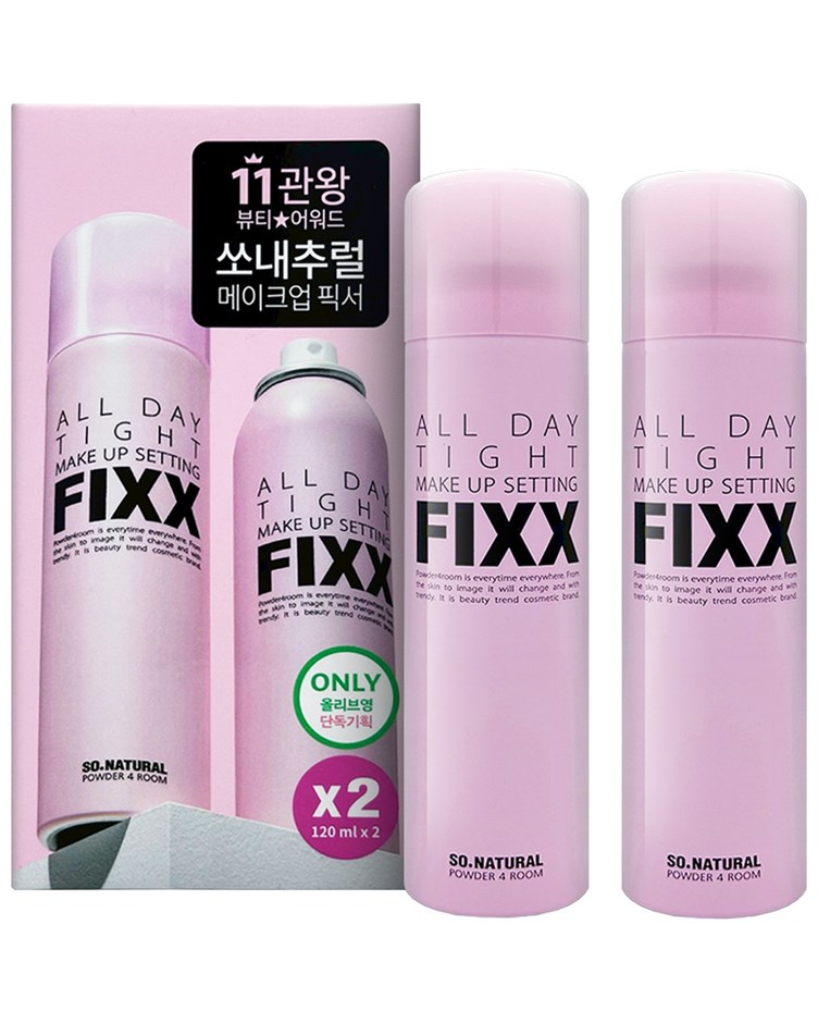 SO NATURAL FIXX 全天候超完美定妝噴霧 120ml*2